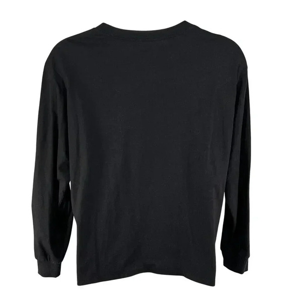 Harry Potter Hogwarts 2X Long Sleeve Blk Shirt Wizarding World Crest Logo Witchy - Picture 2 of 13